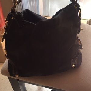 Black coach purse